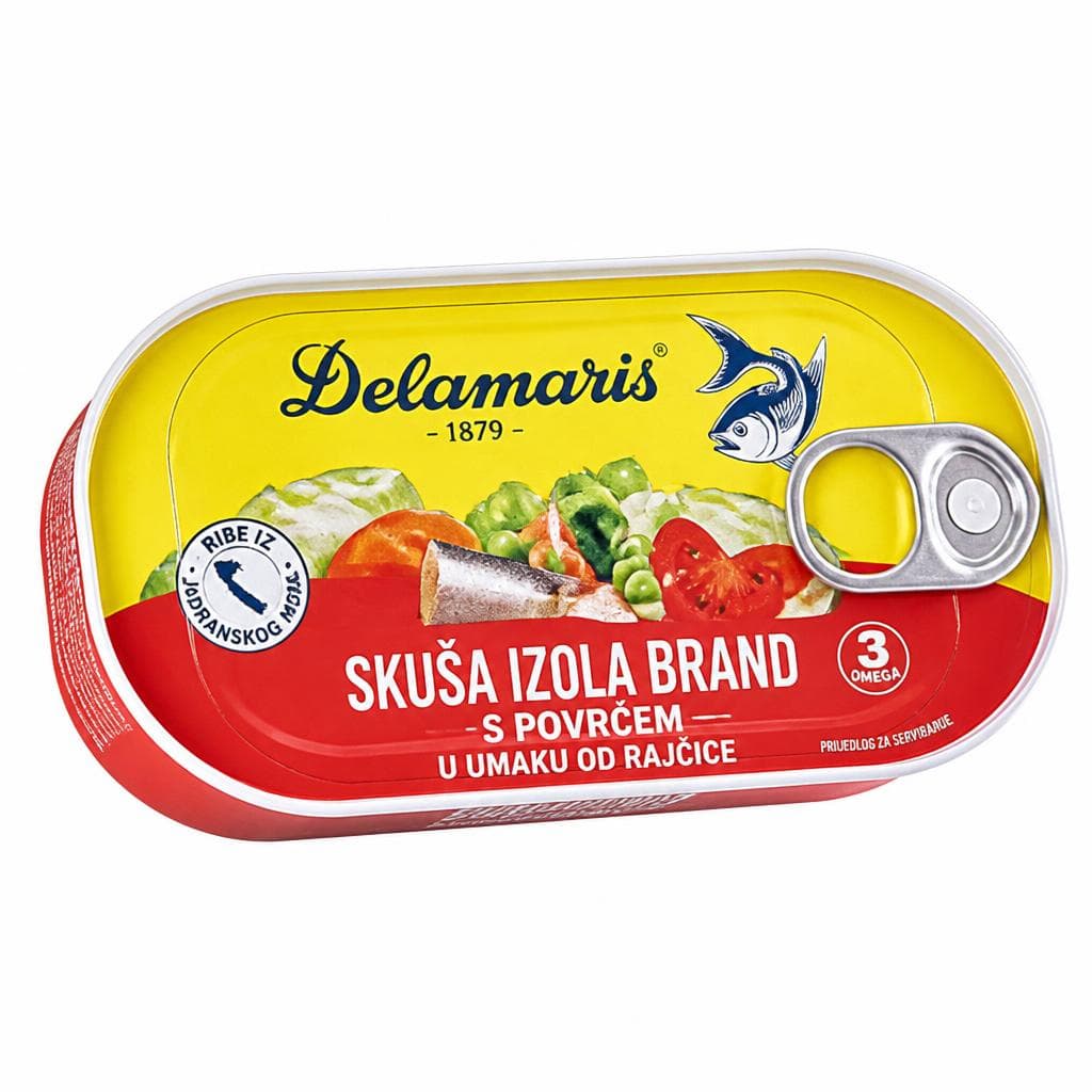 Delamaris skuša s povrćem u umaku od rajčice 14 x 125 g Akcija u trgovini Lidl