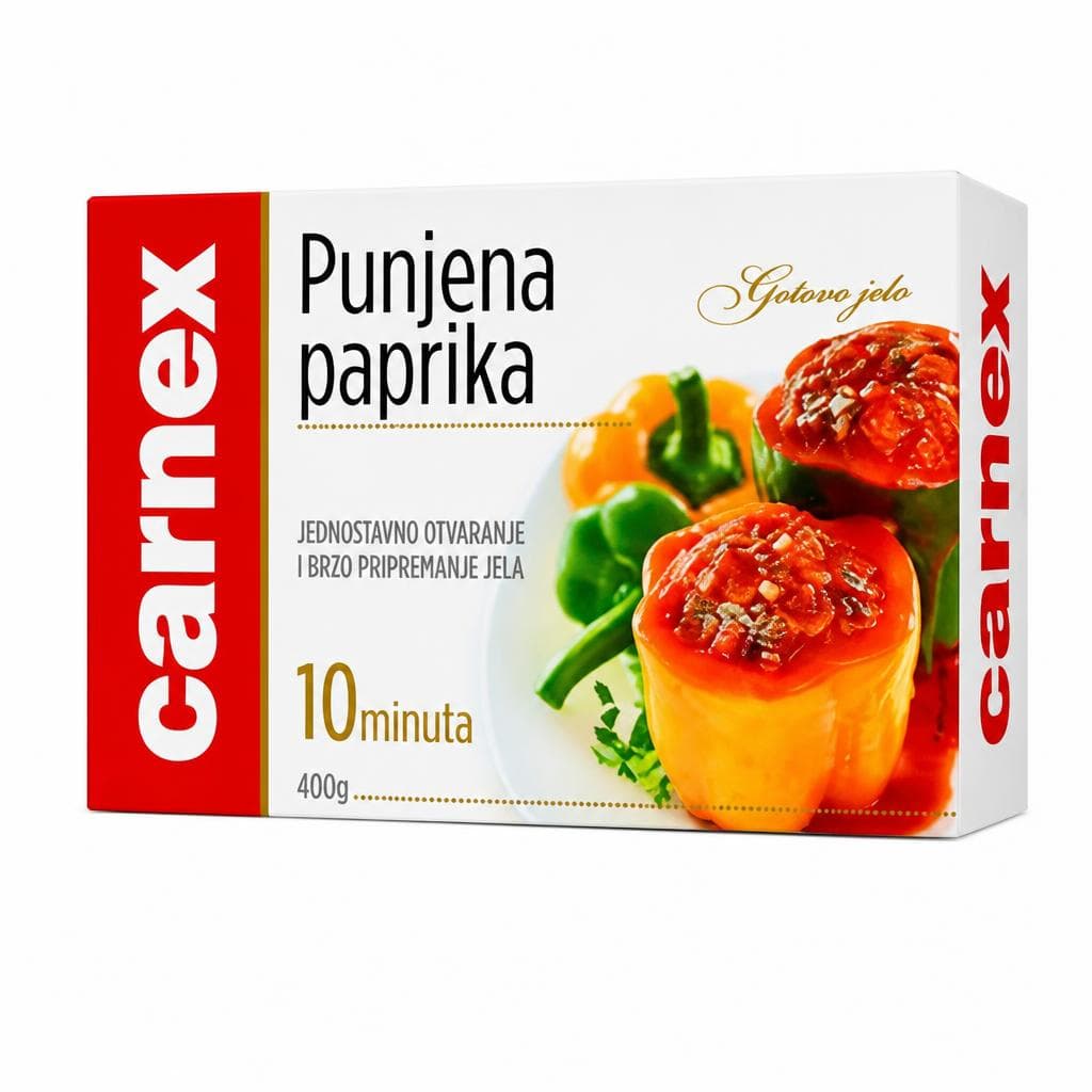 Carnex Punjena paprika 400g Akcija u trgovini Pivac