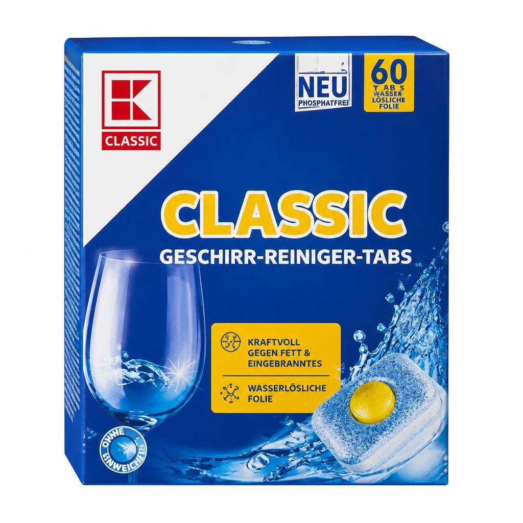 CLASSIC Tablete za strojno pranje posuđa 60/1 - Akcija u trgovini Kaufland