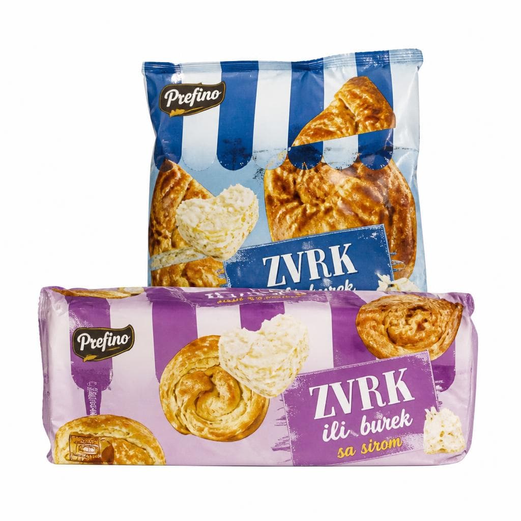 Prefino zvrk ili burek sa sirom 600 g - 1 kg Akcija u trgovini Plodine