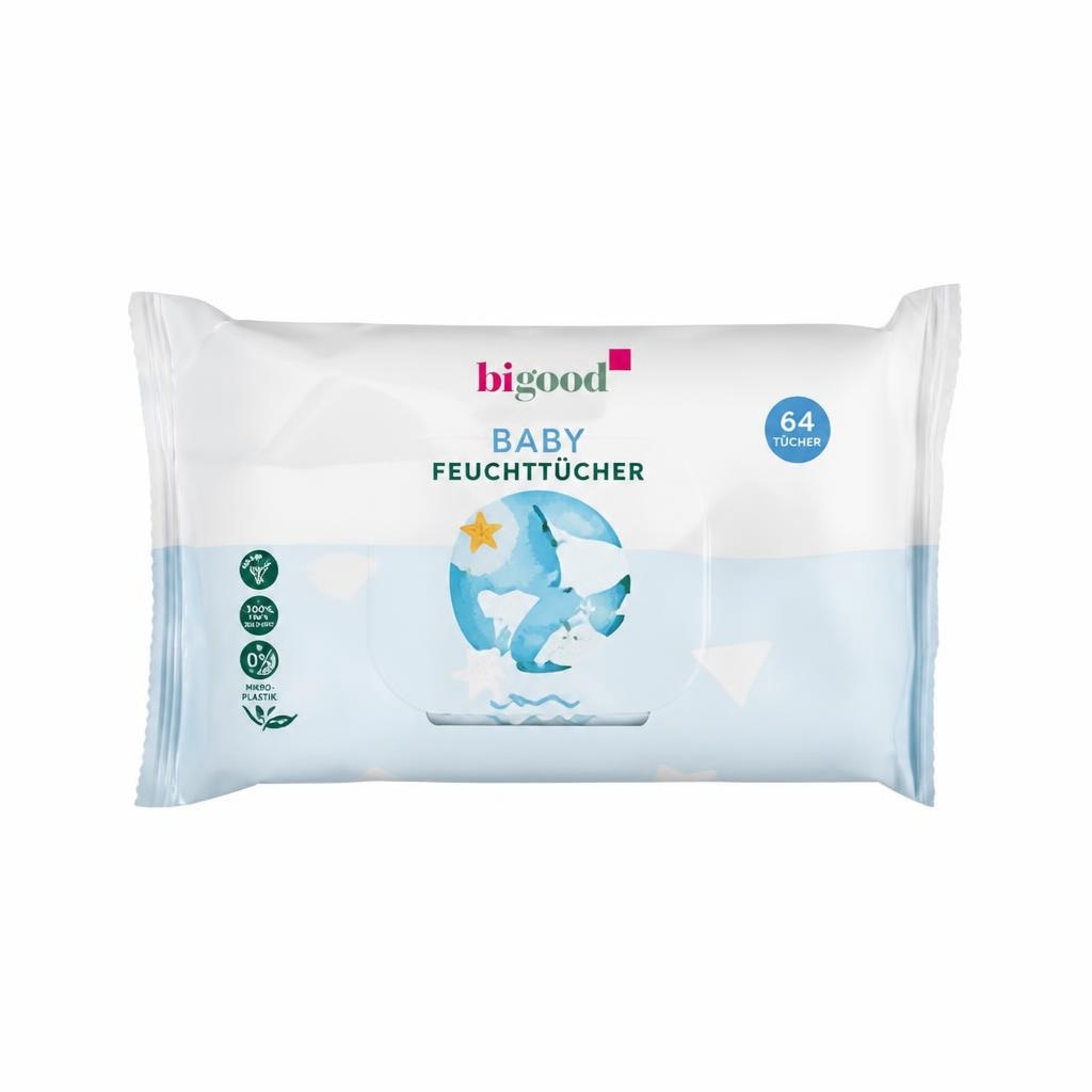 Baby vlažne maramice 64 kom Akcija u trgovini Bipa