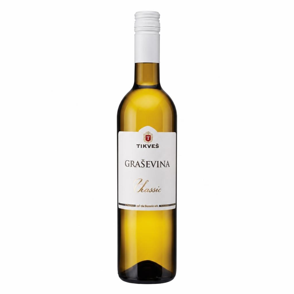 Tikveš Graševina vino 0,75 l Akcija u trgovini Ribola