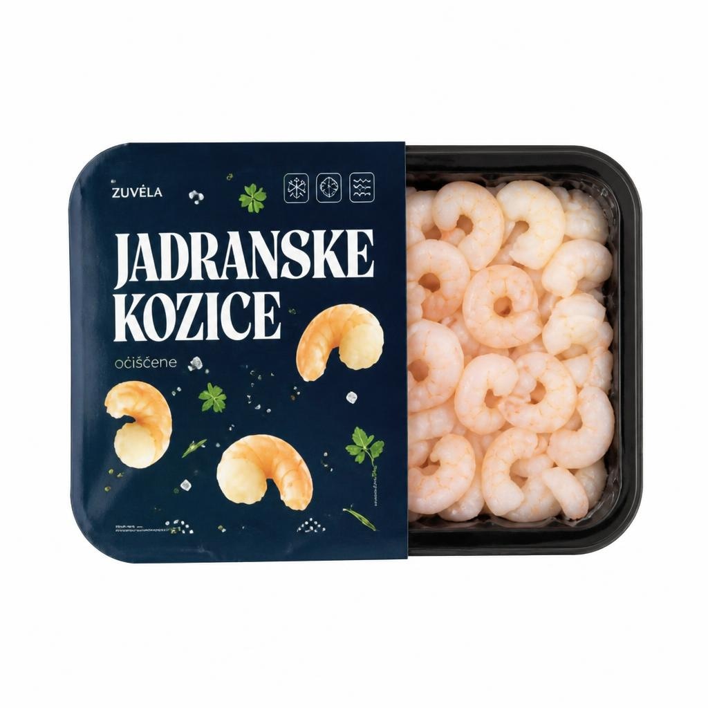 Zuvela Jadranske kozice 250 g Akcija u trgovini Plodine