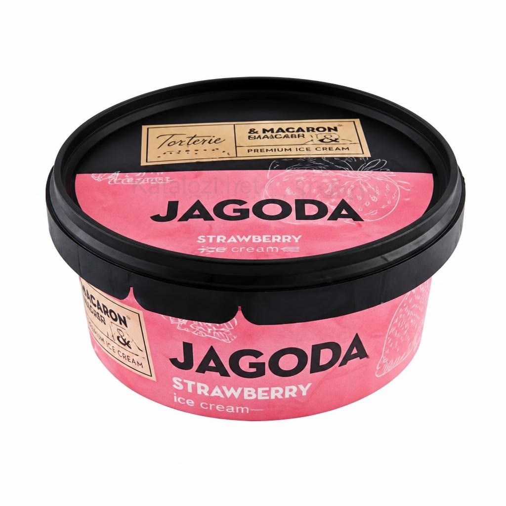 Torterie & Macaron Sladoled Jagoda 500 ml Akcija u trgovini Kaufland
