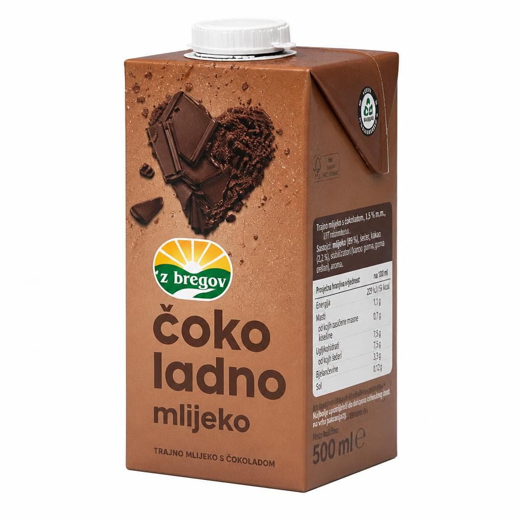 Z Bregov čokoladno mlijeko Akcija u trgovini Tommy