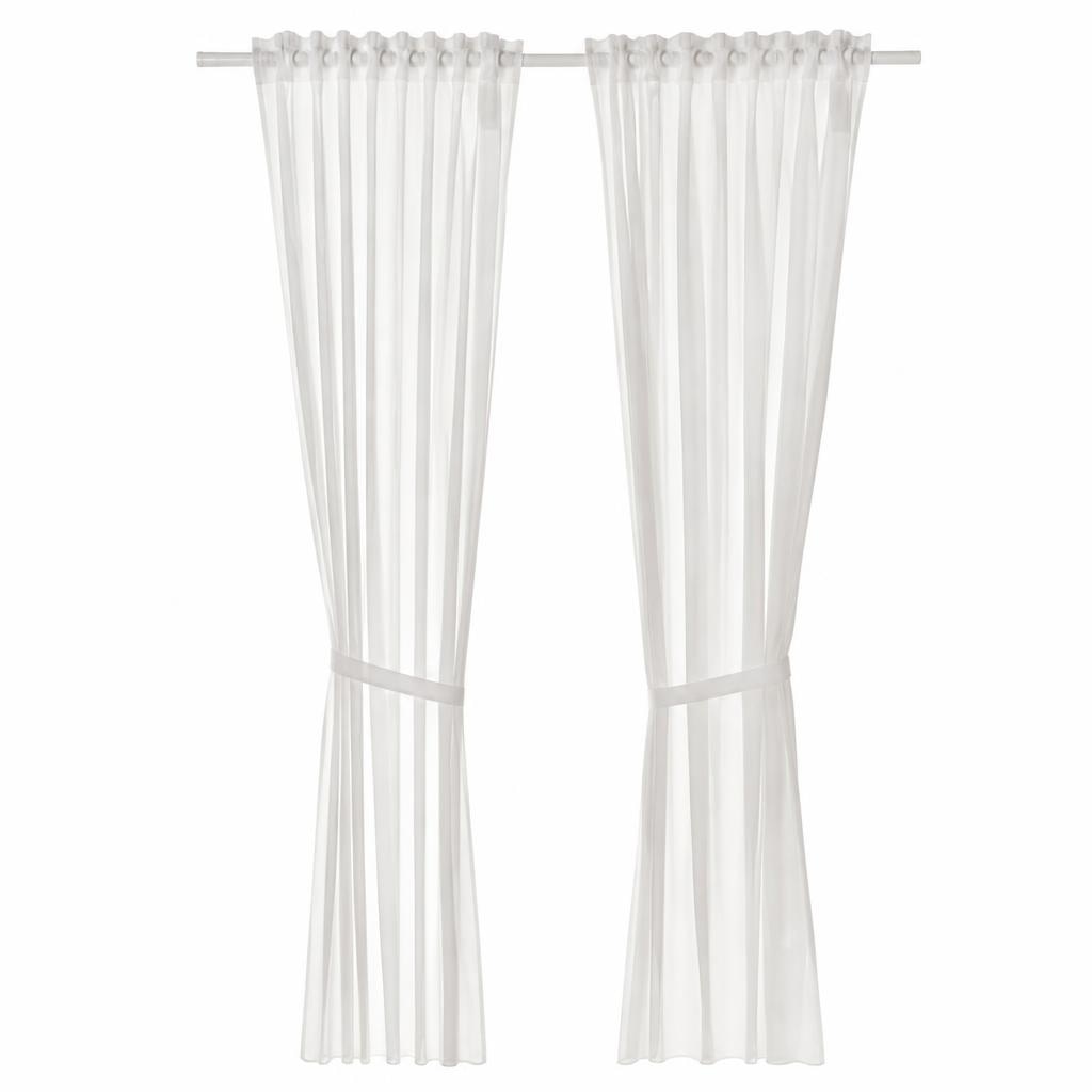 LEN Zavjese s vezicama 1 par - Akcija u trgovini Ikea