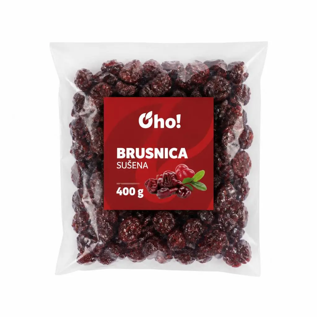 Oho! brusnica sušena 400 g Akcija u trgovini Plodine