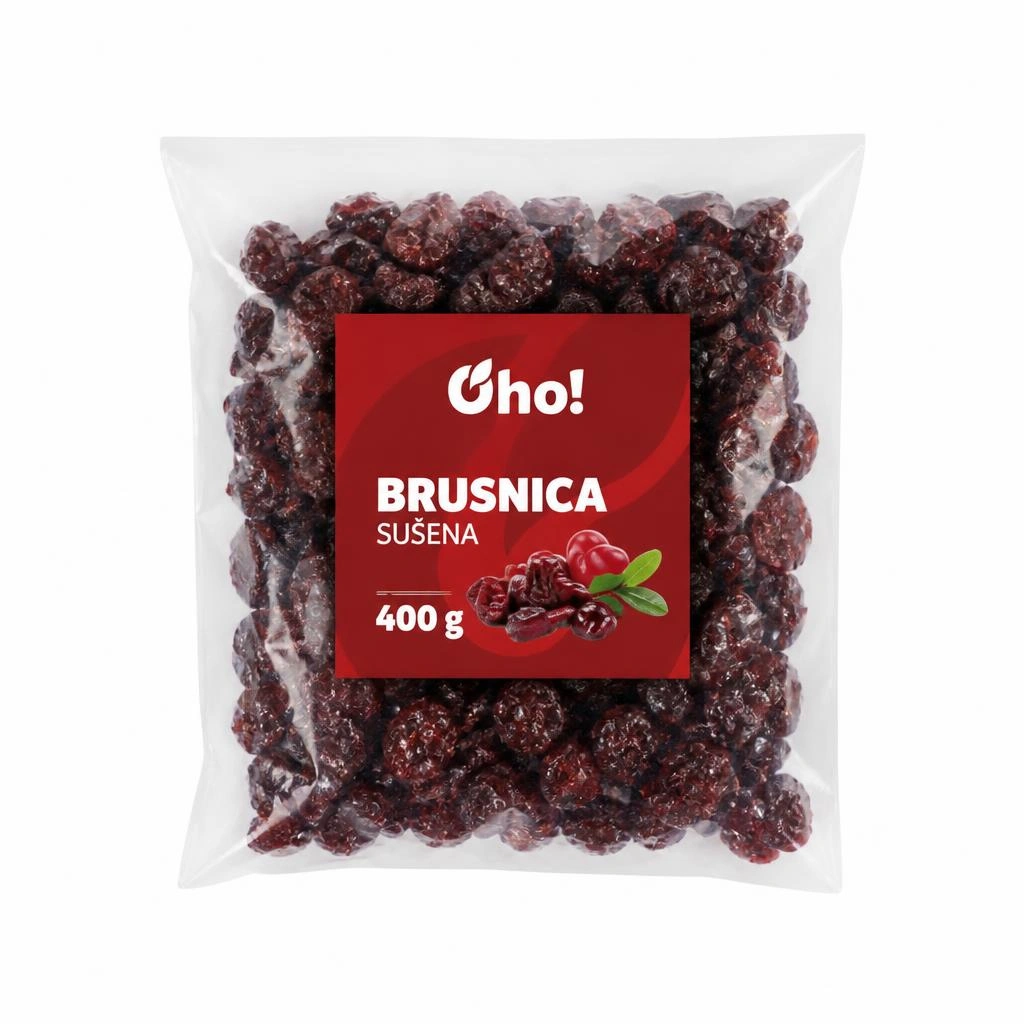 Oho! Sušena brusnica 400 g Akcija u trgovini Plodine