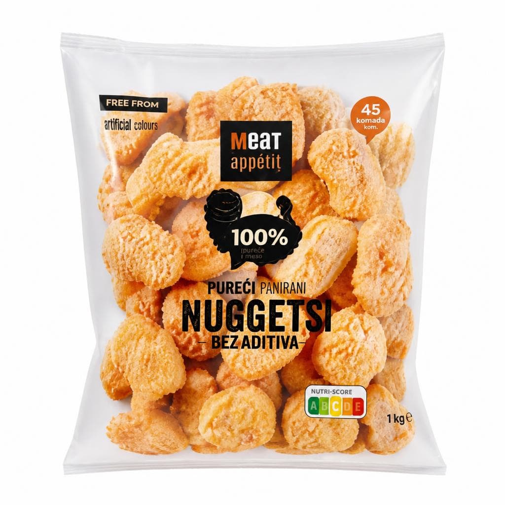Meat Appétit pureći panirani nuggetsi 1 kg Akcija u trgovini Stanić Diskont