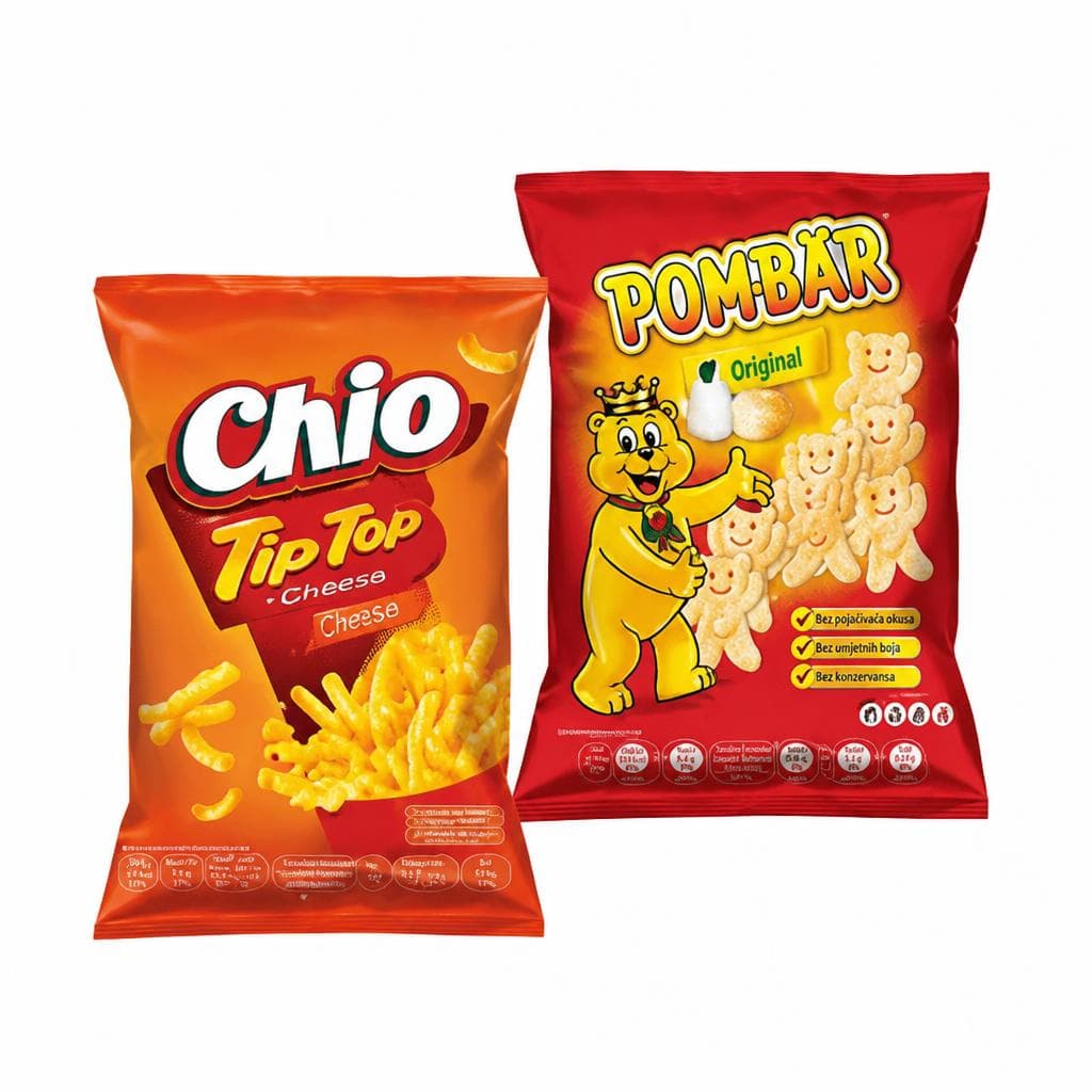 Chio flips Tip Top ili Pom Bar 45 - 50 g Akcija u trgovini Plodine