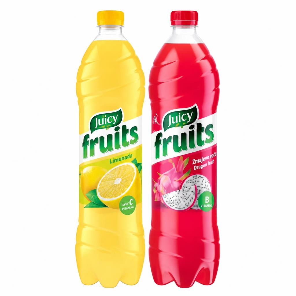 Juicy Fruits negazirano piće 1,5 L Akcija u trgovini Tommy