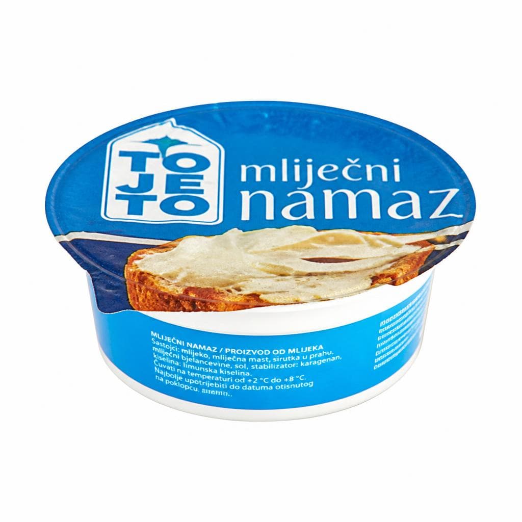 Mliječni namaz ToJeTo 70 g Akcija u trgovini NTL