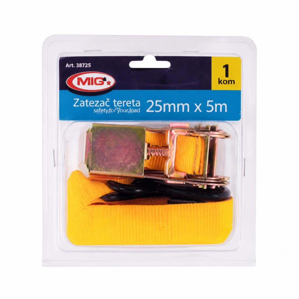 Mig zatezač tereta 25 mm×5m Akcija u trgovini KTC