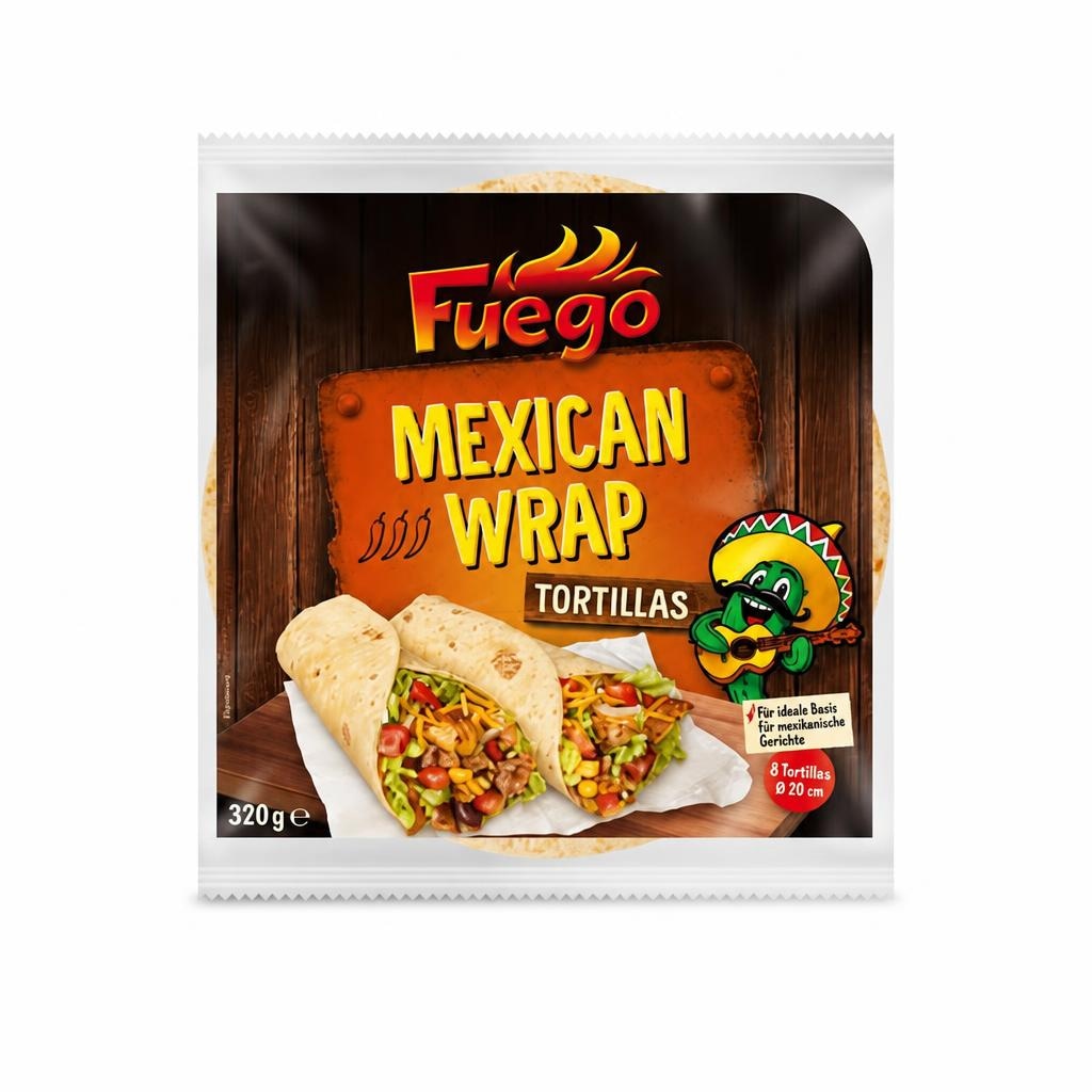 Fuego Tortillas Mexican Wrap 320g - Akcija u trgovini Žabac