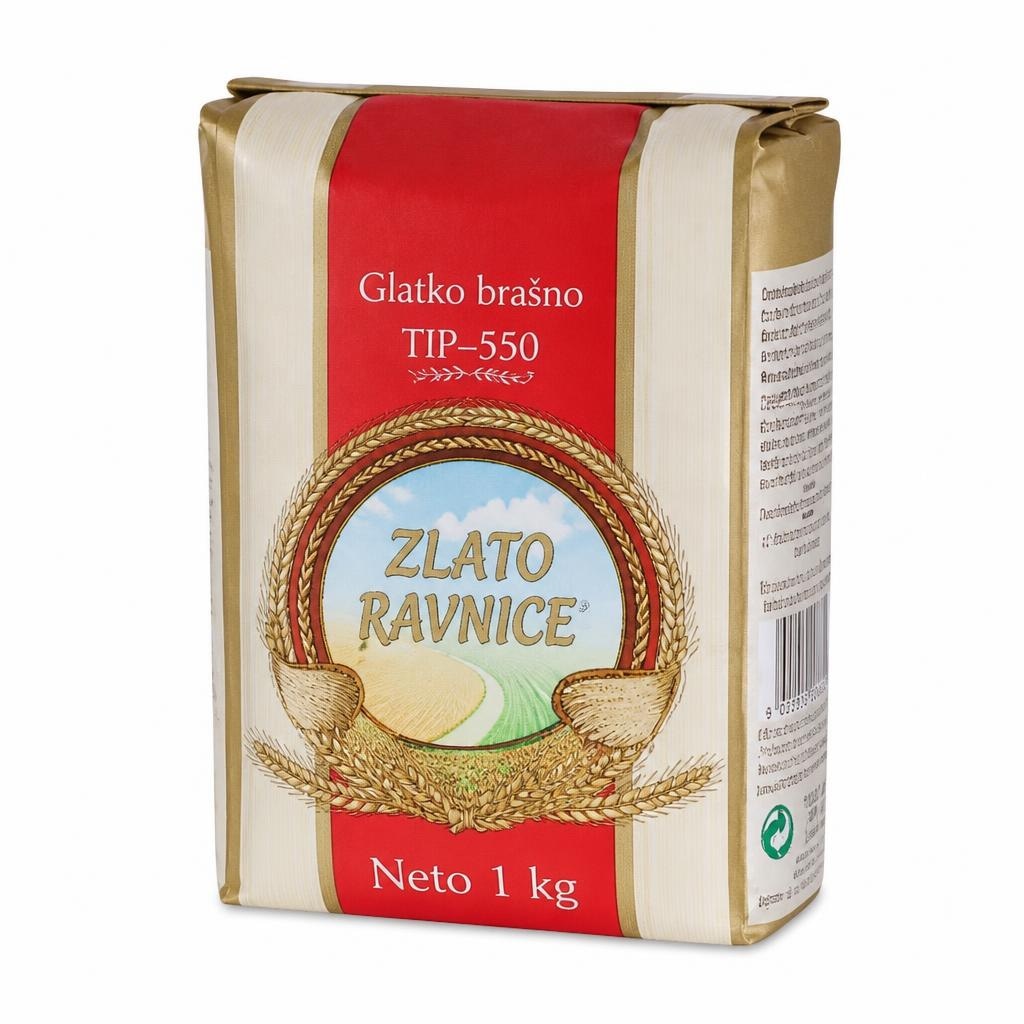 Brašno Zlato ravnice T-550 1 kg Akcija u trgovini Boso