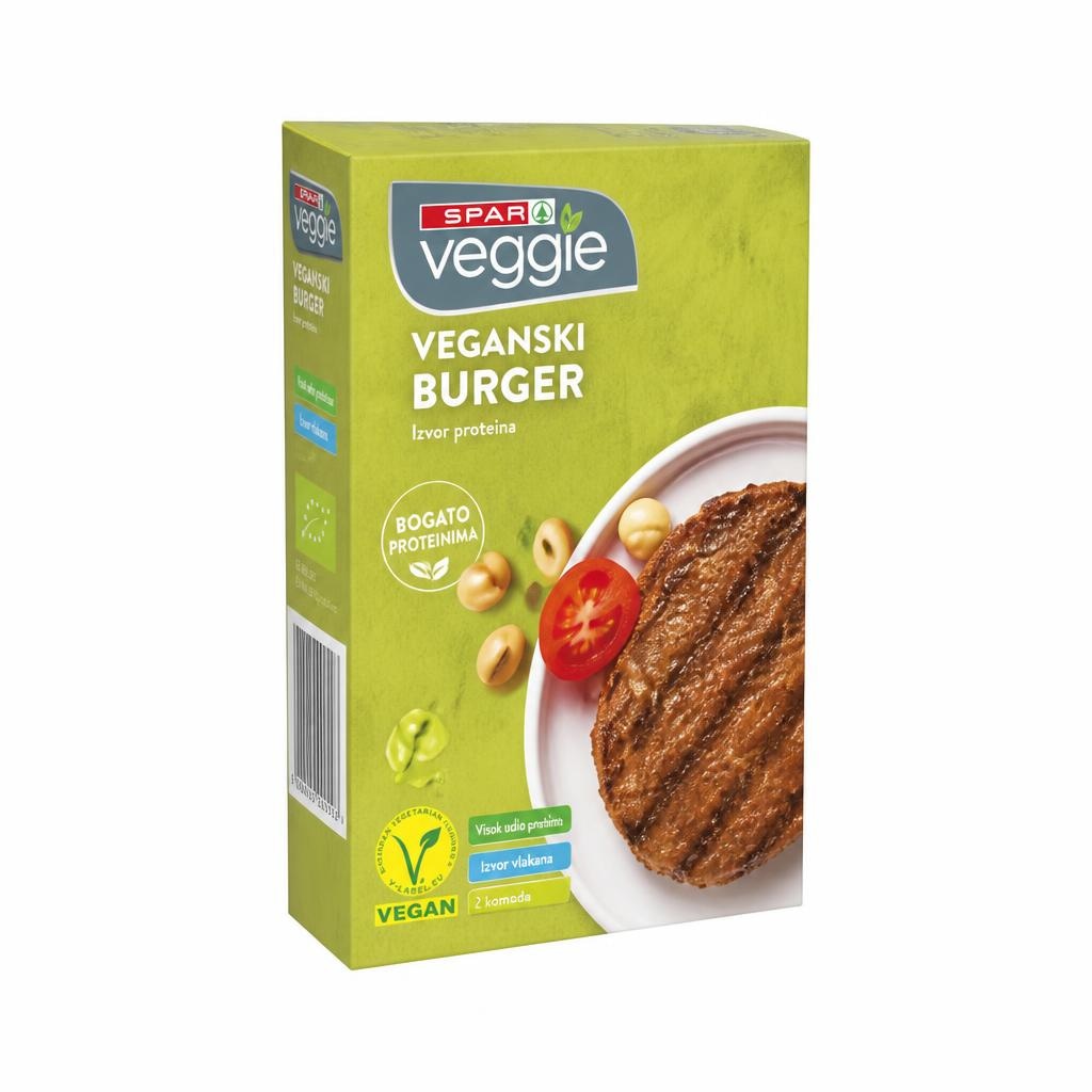 Veganski burger 150 g SPAR veggie Akcija u trgovini Spar
