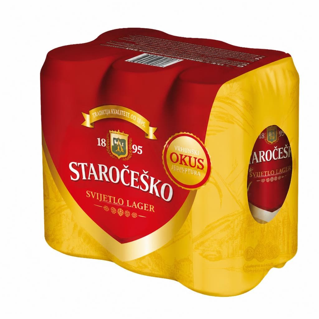 Staročeško pivo 6x0,5l Akcija u trgovini Konzum