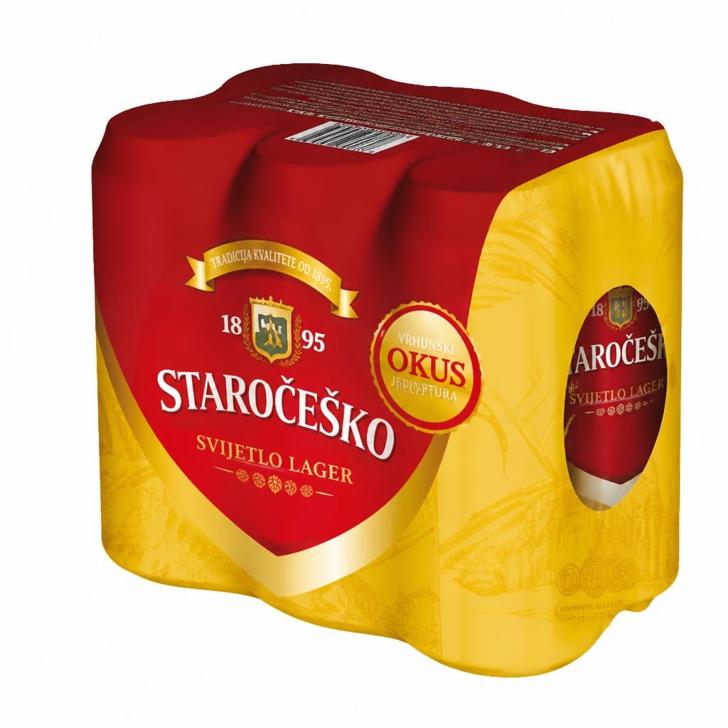 Staročeško pivo 6x0,5l Akcija u trgovini Konzum