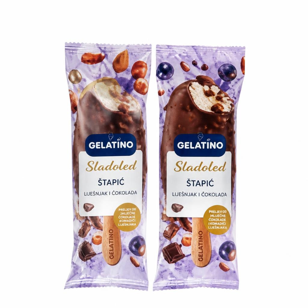 Gelatino sladoled štapić 100 ml Akcija u trgovini Plodine