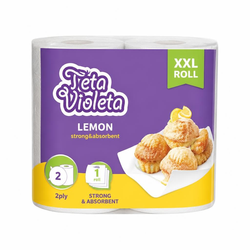 Violeta papirnati ručnik XXL Lemon cupcake 2/1 Akcija u trgovini Gavranović