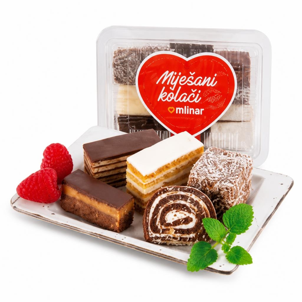 Miješani kolači 500 g Mlinar - Akcija u trgovini Plodine