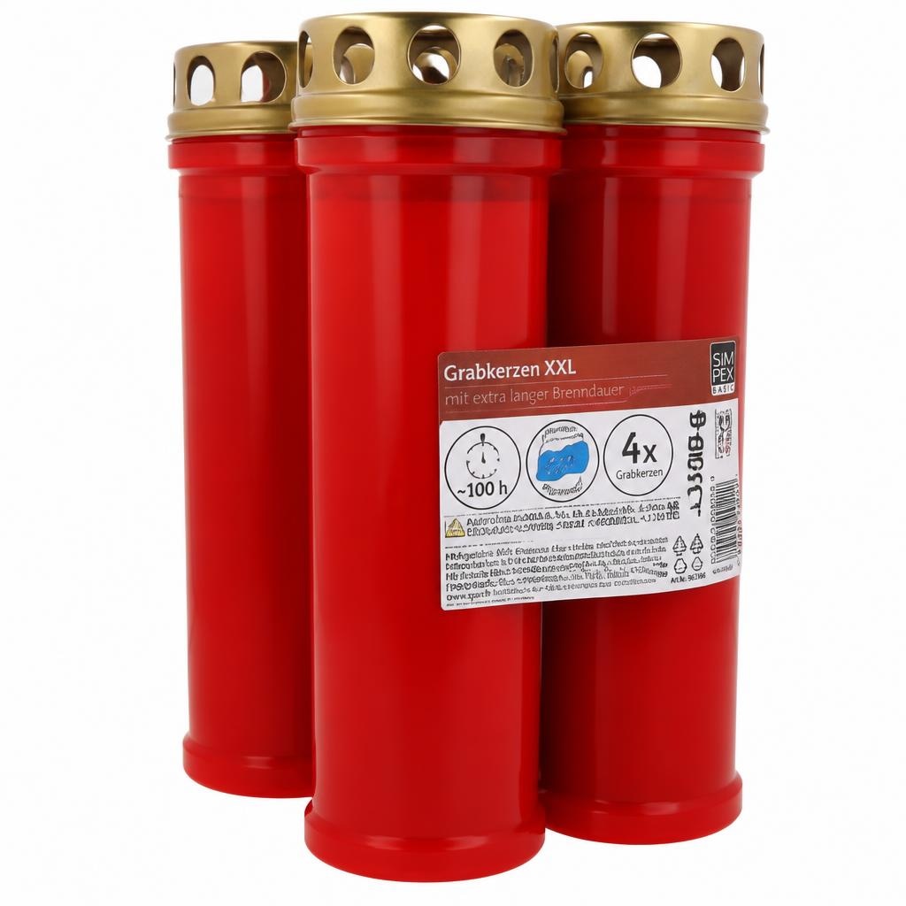Simplex Basic set lampiona crveni XXL 4 kom u setu Akcija u trgovini Interspar