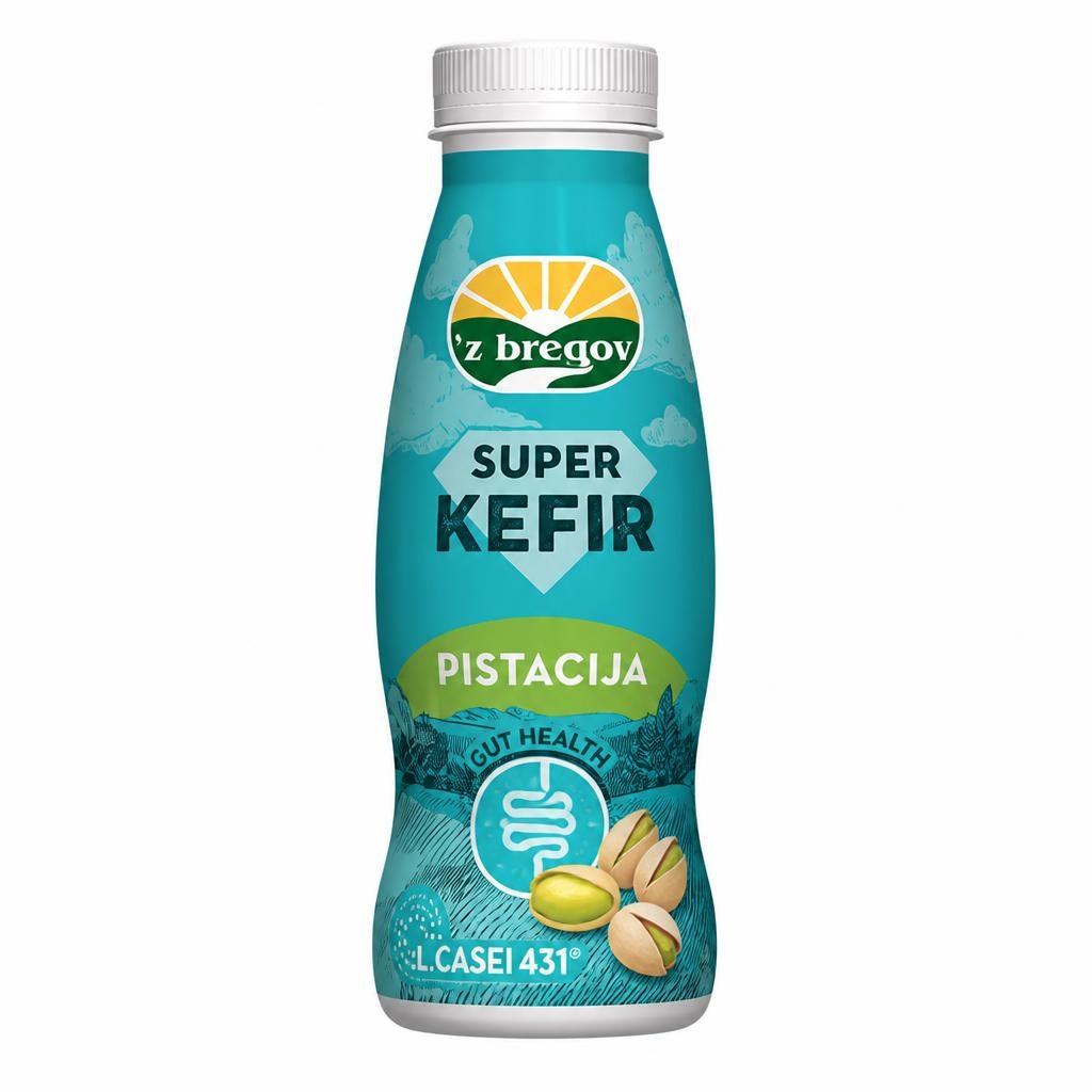 'Z bregov Super Kefir Pistacija 330g - Akcija u trgovini Žabac