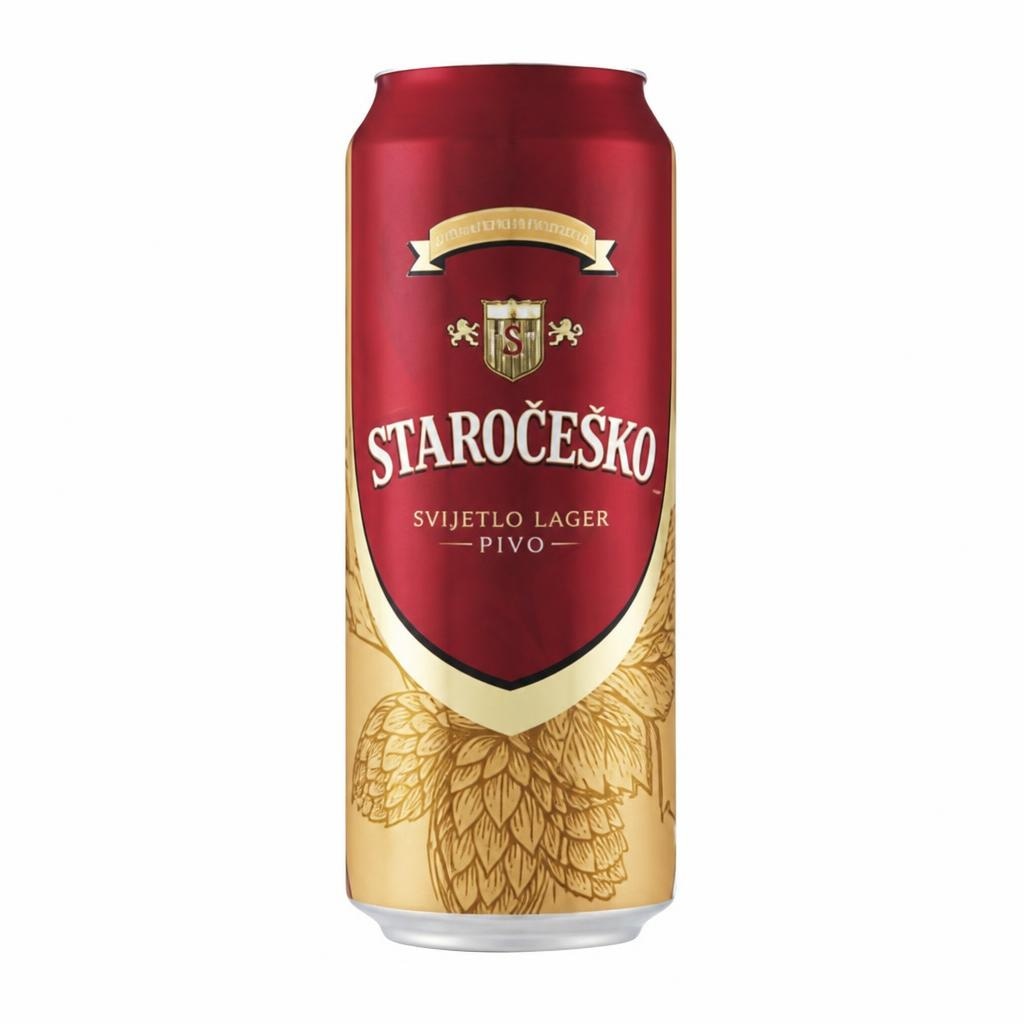 Staročeško pivo svjetlo 0,5l Akcija u trgovini Konzum