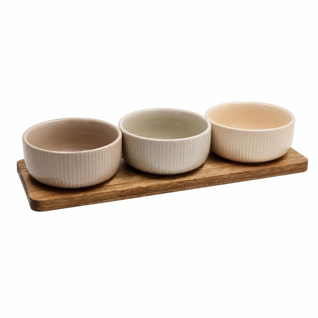 Set zdjelica na pladnju Tapas Plumes 1 set - Akcija u trgovini Spar