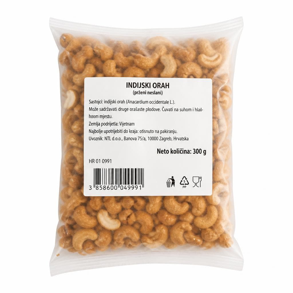 Indijski orah 300 g Akcija u trgovini NTL
