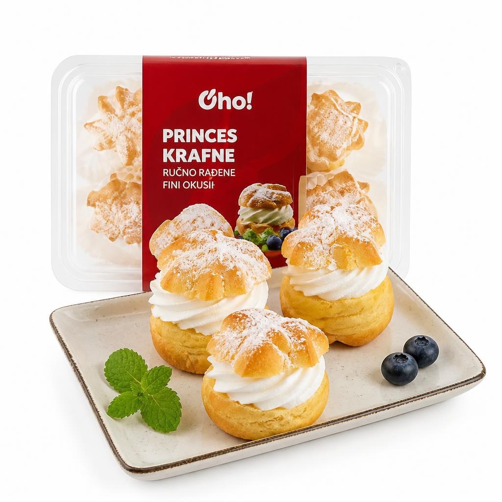 Mini princes krafne 320 g Oho! - Akcija u trgovini Plodine