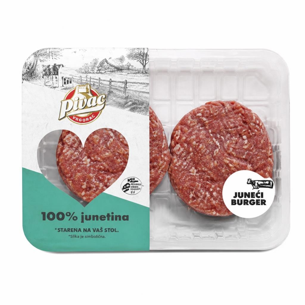 Pivac Juneći burger 300g Akcija u trgovini Pivac
