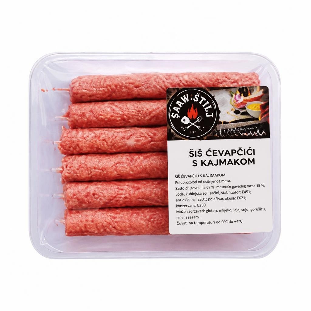 RAW-ŠTILJ Šiš ćevapčići 420 g Akcija u trgovini Konzum