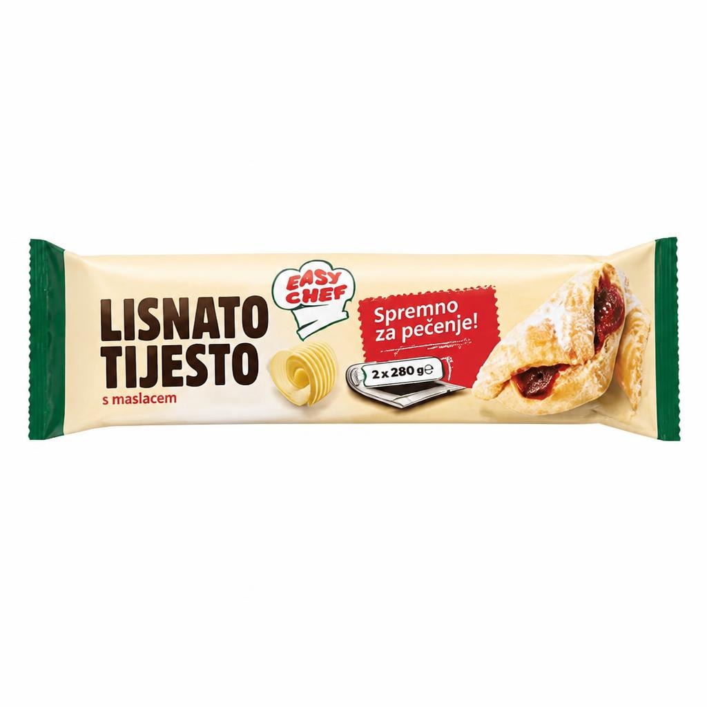 Easy Chef svježe lisnato tijesto s maslacem 280 g Akcija u trgovini Plodine