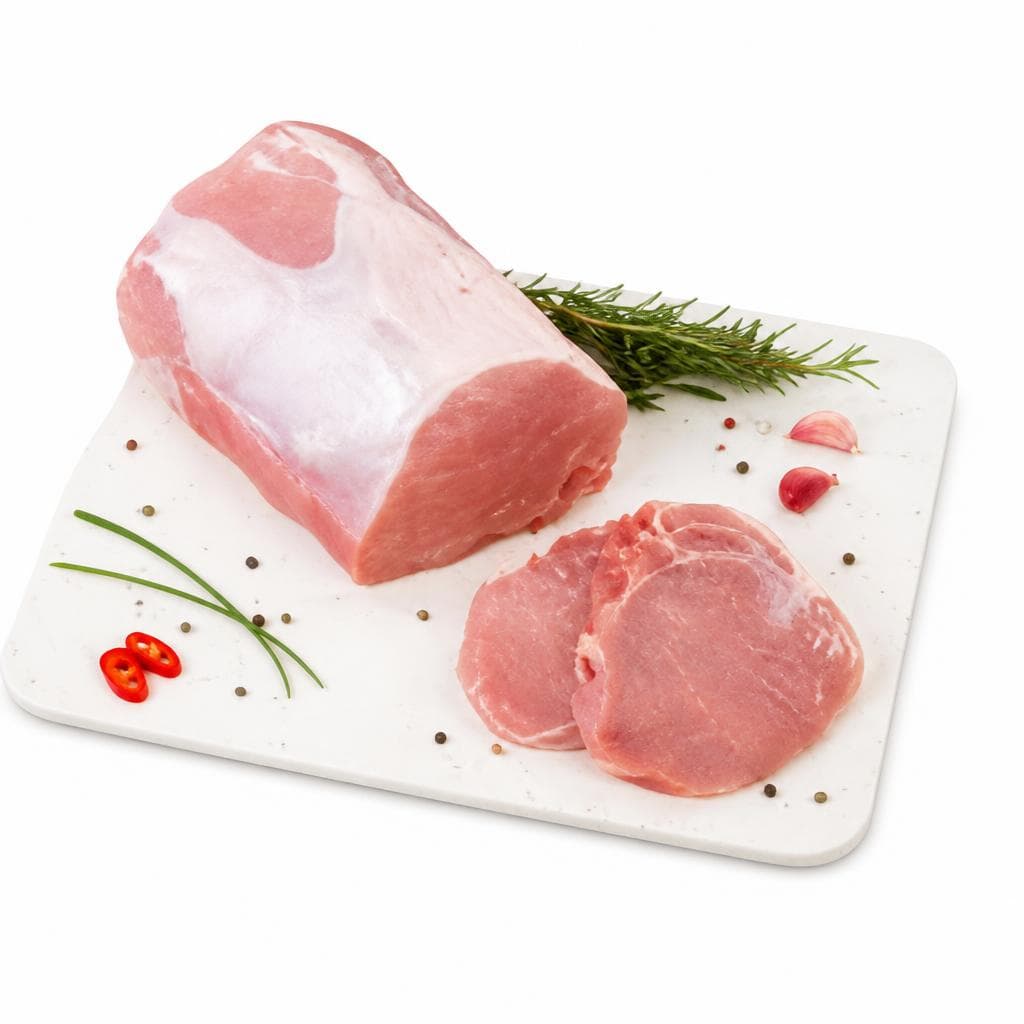 Svinjska leđa s kosti 1 kg Akcija u trgovini Spar
