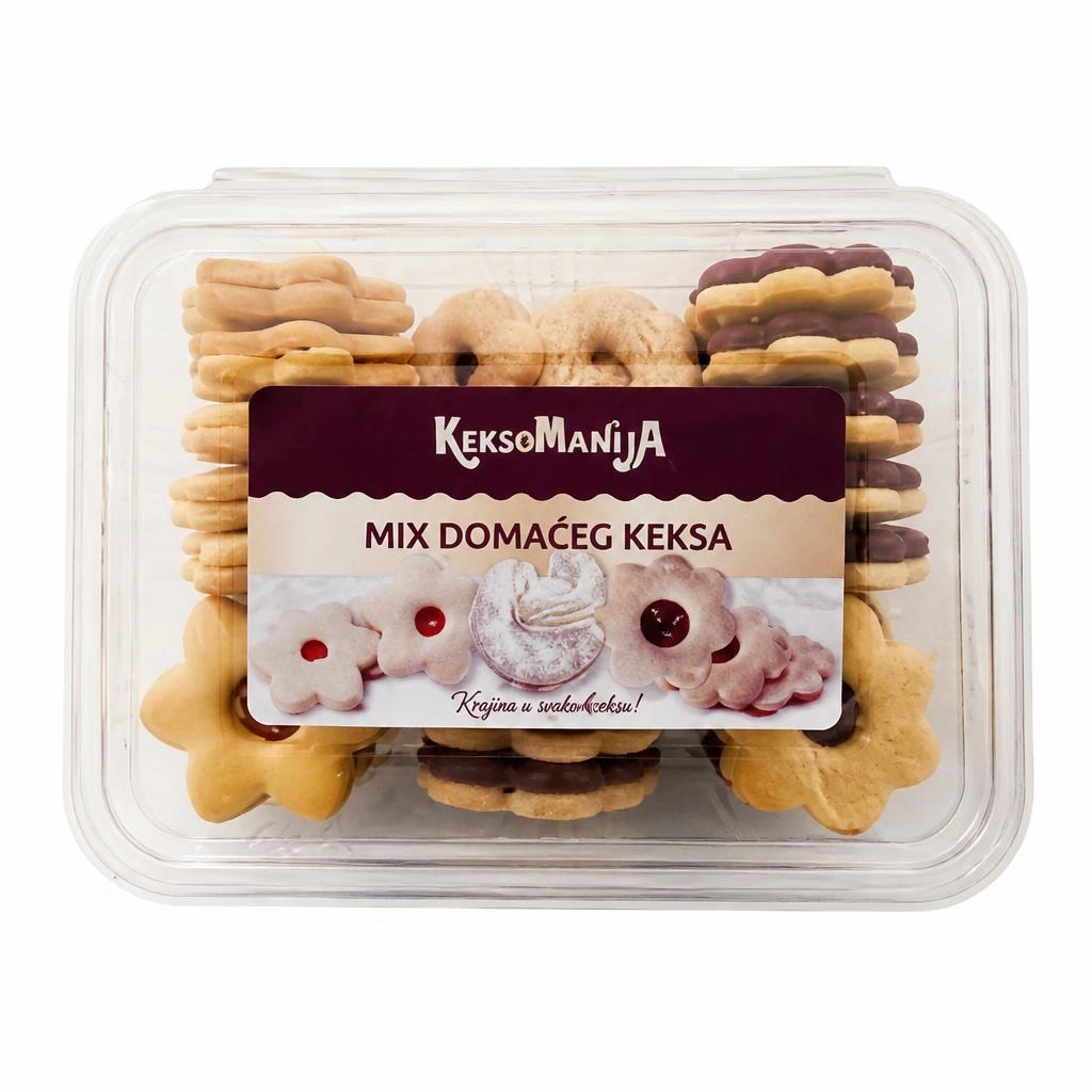 Keksomanija domaći keks mix 500 g Akcija u trgovini Konzum