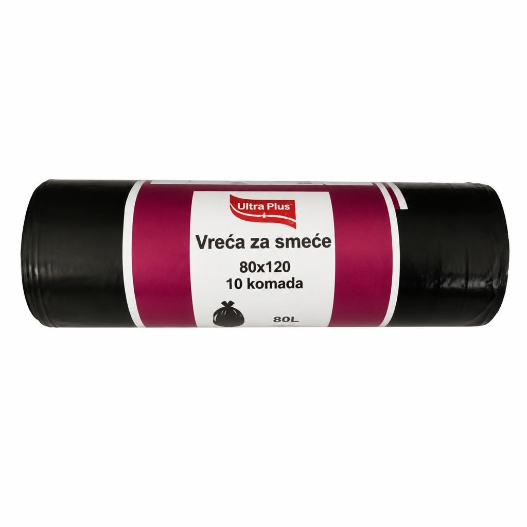 Ultra Plus Vreće za smeće 80 x 120 cm, 10 kom Akcija u trgovini Ribola