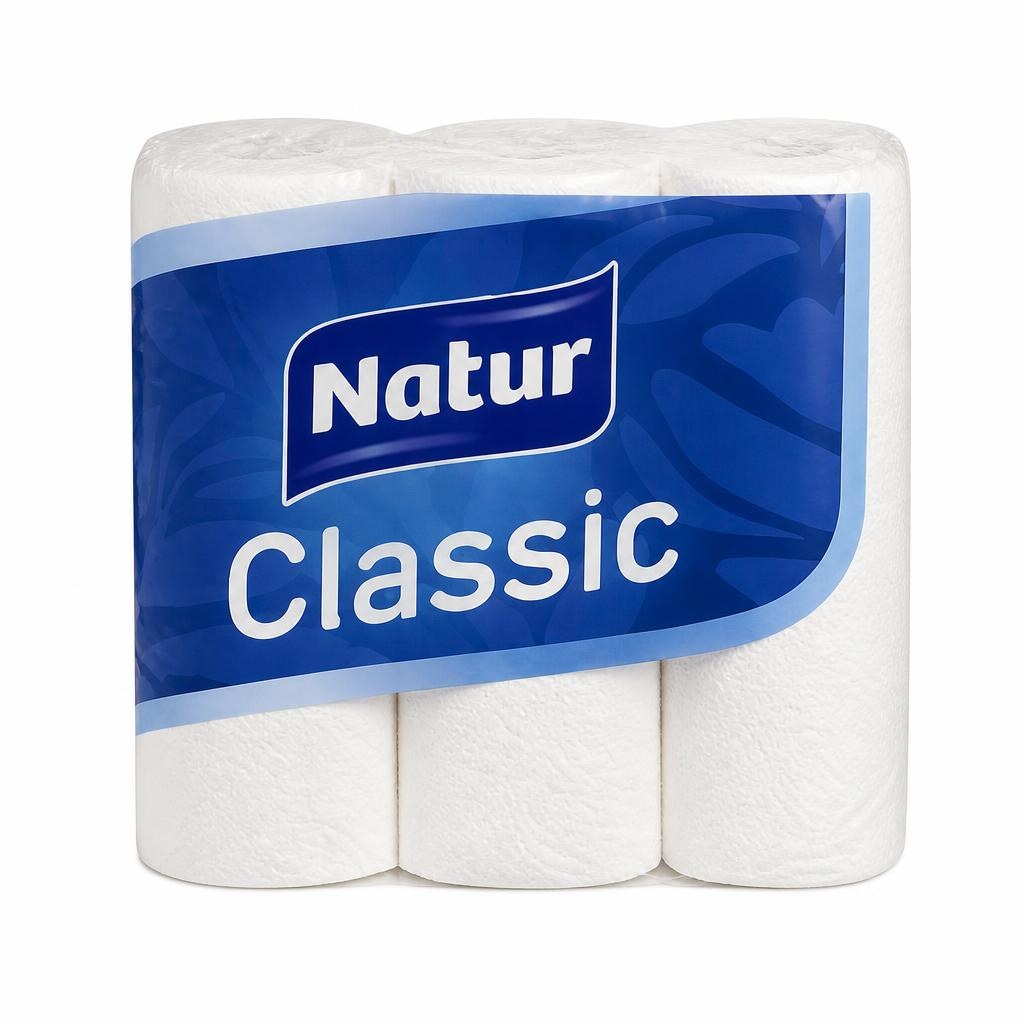 Natur Papirnati ručnik 6 rola - Akcija u trgovini Konzum