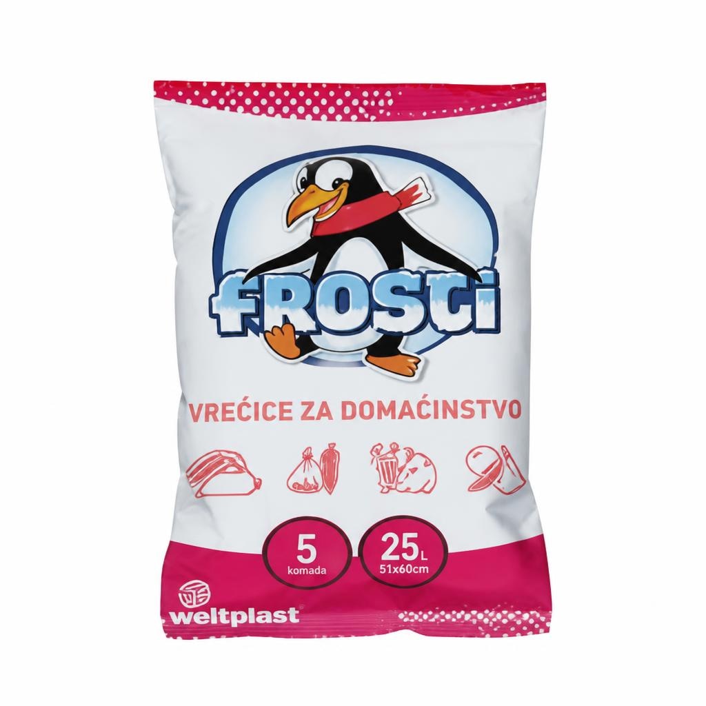 Frosti vrećice za domaćinstvo 5 l 25/1 Akcija u trgovini Pivac