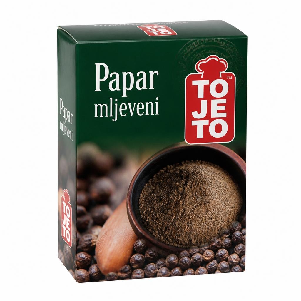 Papar mljeveni ToJeTo 50 g Akcija u trgovini NTL