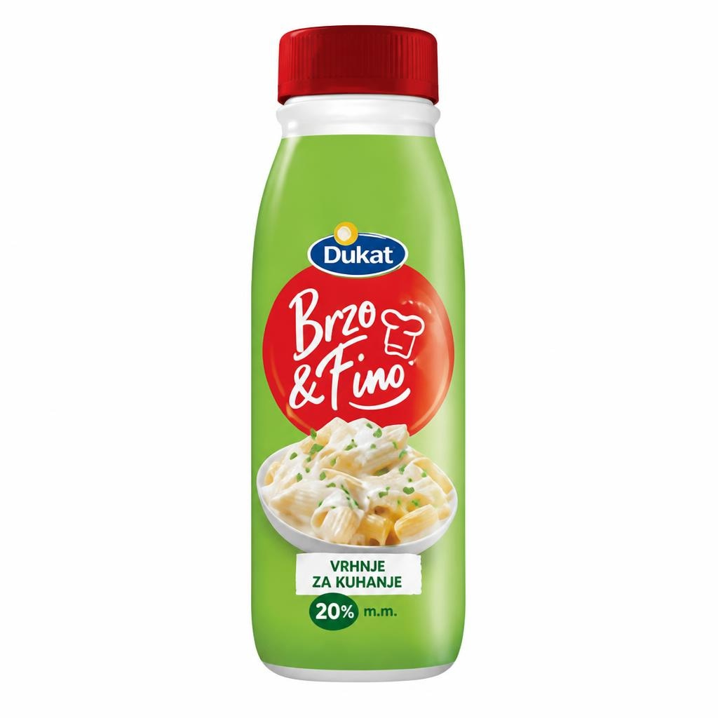 Dukat Brzo & Fino vrhnje za kuhanje 20% m.m. 500 g Akcija u trgovini Stanić Diskont