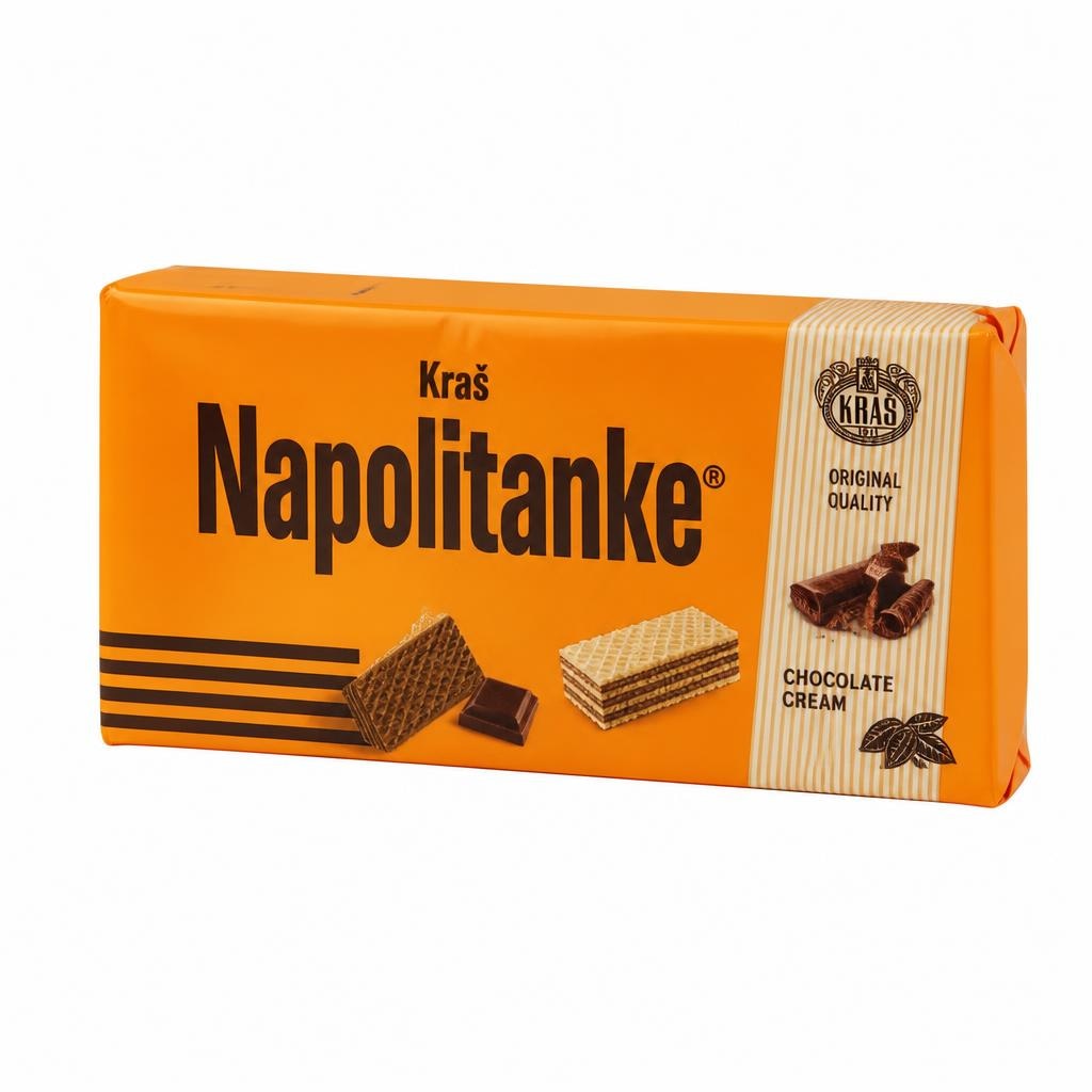 Kraš Čokoladne napolitanke 108 g - Akcija u trgovini Gavranović