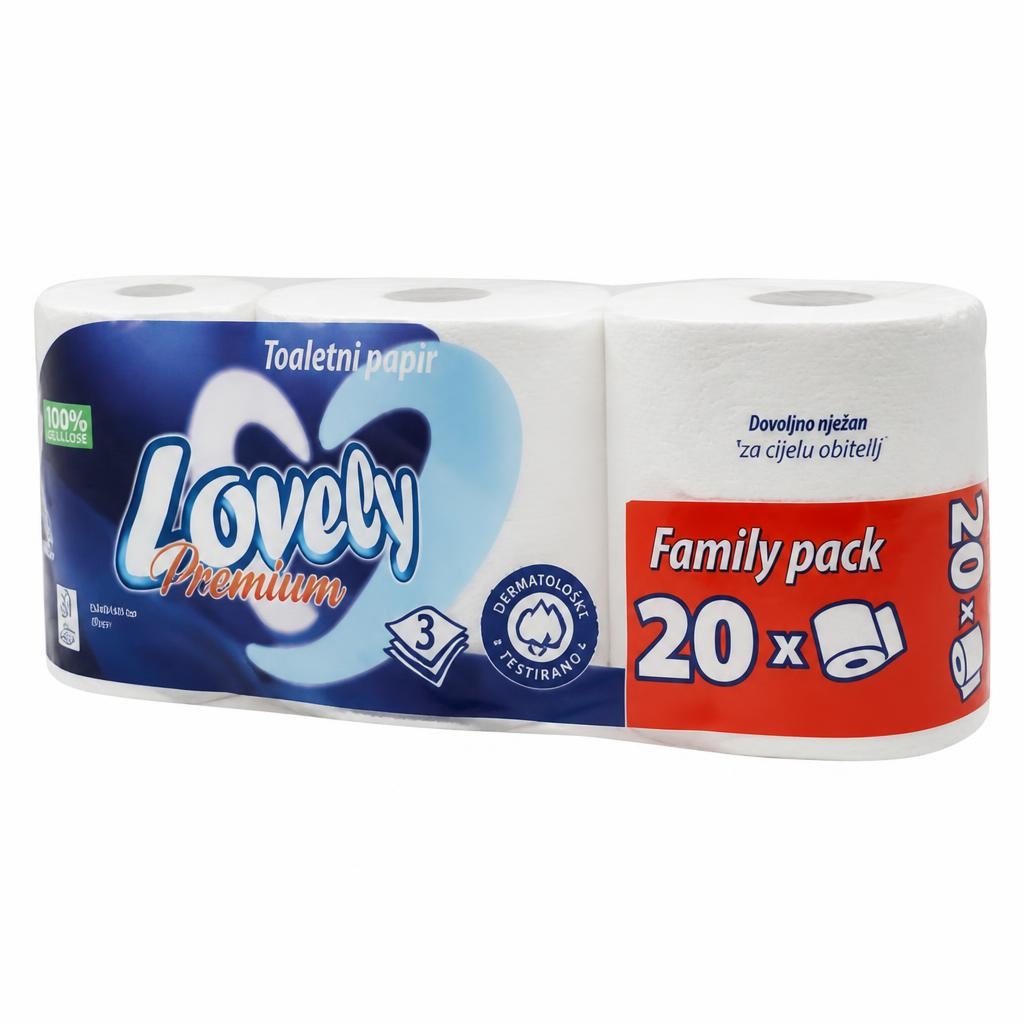 Lovely toaletni papir 20 rola Akcija u trgovini Spar