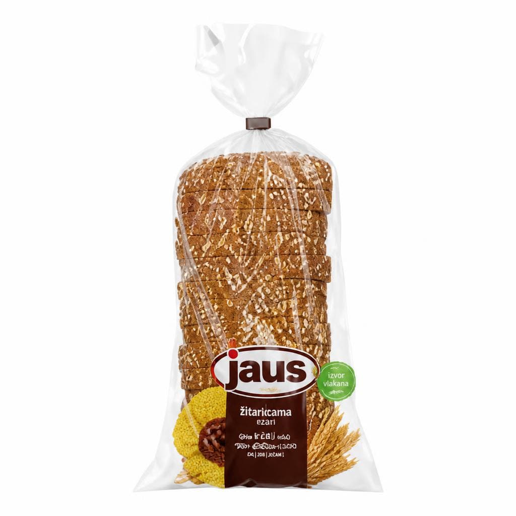Jaus kruh sa žitaricama rezani 400 g Akcija u trgovini Ribola