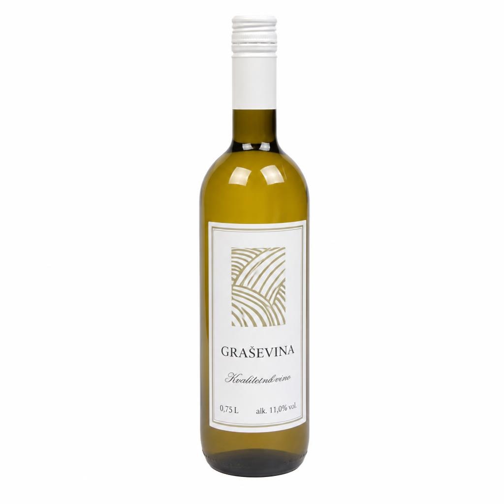 Vino graševina 750 ml Akcija u trgovini Eurospin