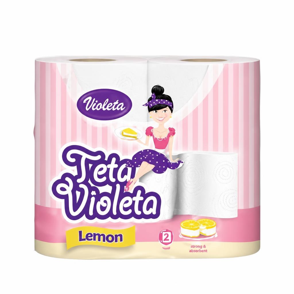 Teta Violeta Papirnati ručnik 2 role - Akcija u trgovini Studenac
