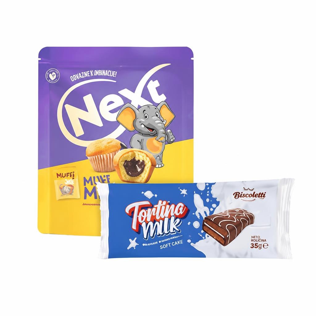 Biscoletti Tortina ili muffin 200-350 g - Akcija u trgovini Plodine