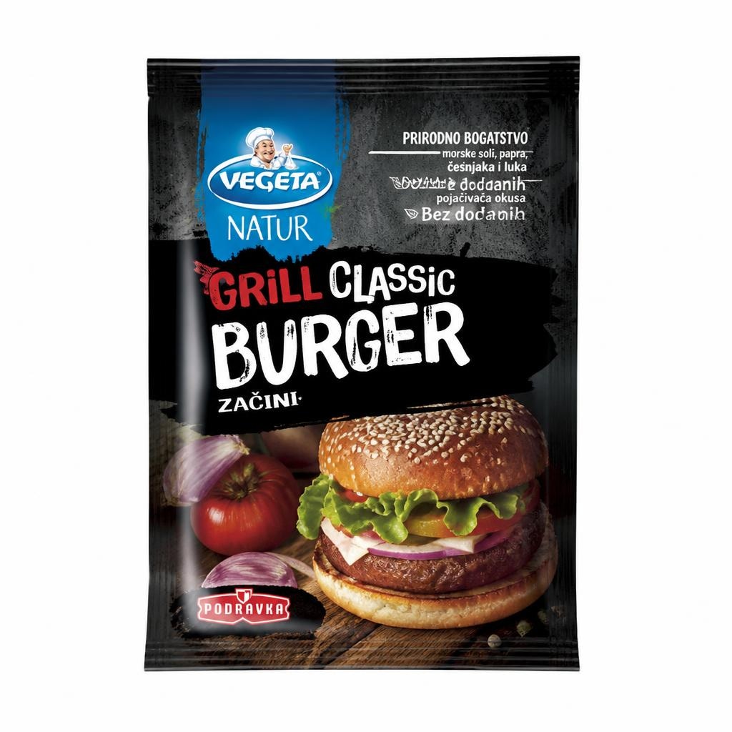 Vegeta Natur Grill Classic Burger začini 30 g Akcija u trgovini Kaufland