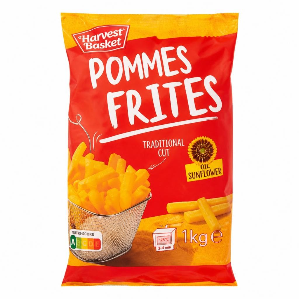 Harvest Basket pommes frites 1 kg Akcija u trgovini Lidl