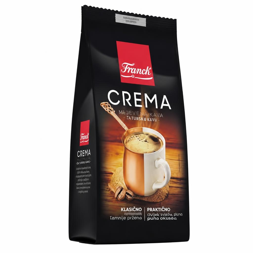 Mljevena kava Crema Franck 400 g - Akcija u trgovini KTC